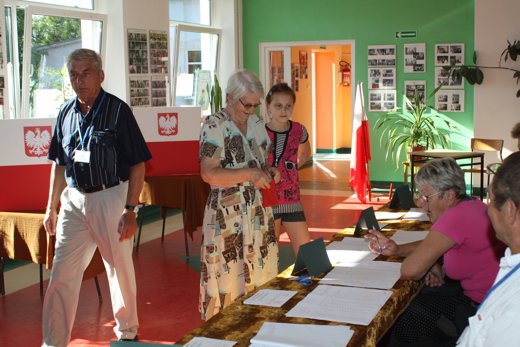 Lokal wyborczy w Jegłowej