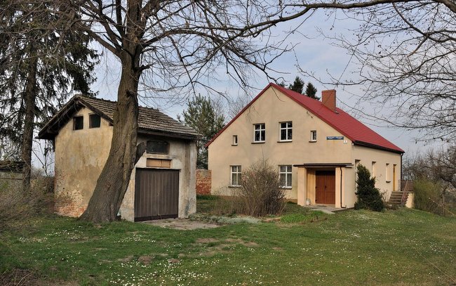 Czeski Dom Wspólnoty w Husyncu (Gęsińcu) w 1926. Zdjęcie ze zbiorów Zb. Kazimierowicza