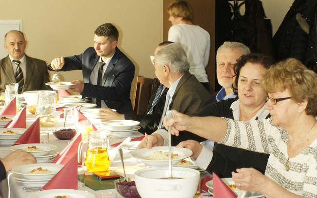 Organizatorzy zaprosili gości na obiad