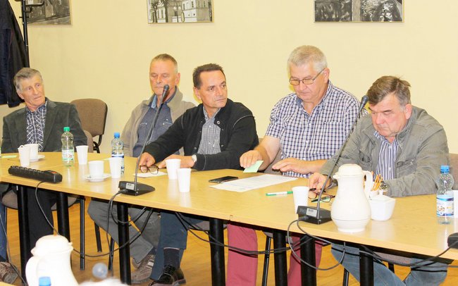  Zebrani wysłuchali sprawozdania Zarządu Powiatowego PSL w Strzelinie