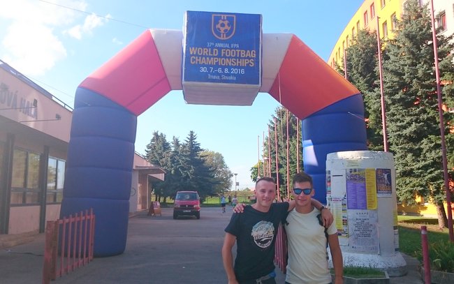 Rafał i Krystian przed rozpoczęciem mistrzostw świata 