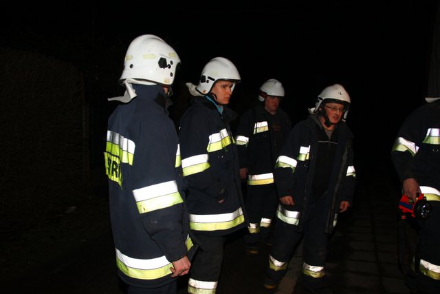 Po przybyciu na miejsce strażacy z OSP Przeworno stwierdzili duże zadymienie  w kotłowni budynku