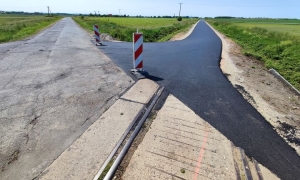 Trasa rowerowa już z asfaltem