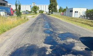 Upał rozpuścił asfalt