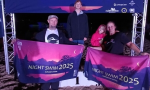 Pływali nocą w kopalni