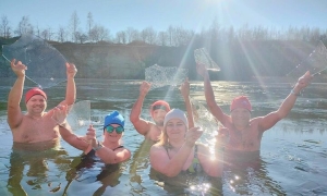 Lodowata woda i uśmiech