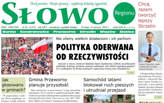 Wiele ciekawych artykułów w 20 numerze Słowa...