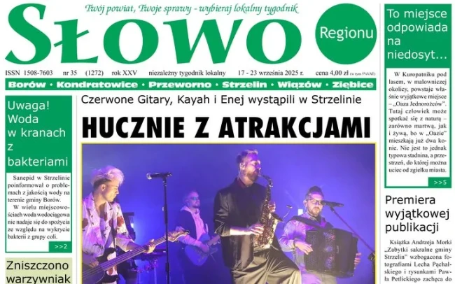 Relacje, wiadomości, interwencje – przeczytaj w 35. numerze Słowa Regionu