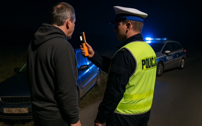 Obywatelska czujność pozwoliła zatrzymać nietrzeźwego kierowcę
