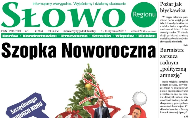 Od Szopki Noworocznej po gorące obrady. Co przynosi pierwszy numer Słowa Regionu?
