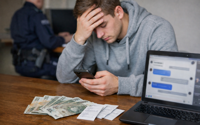 Oszust skasował go na 3 tys. zł