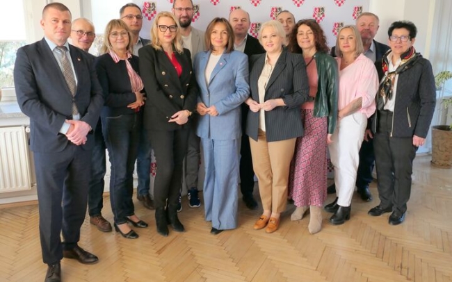 Wicemarszałek Sejmu z wizytą w starostwie