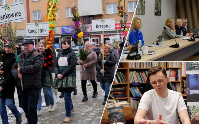  UCIĘTA PENSJA STAROSTY, SŁAWEK GORTYCH W PRZEWORNIE, JARMARK WIELKANOCNY 