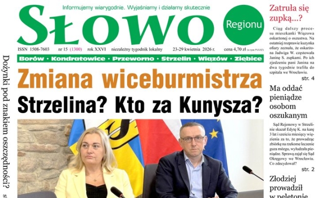 Zmiana wiceburmistrza Strzelina? 