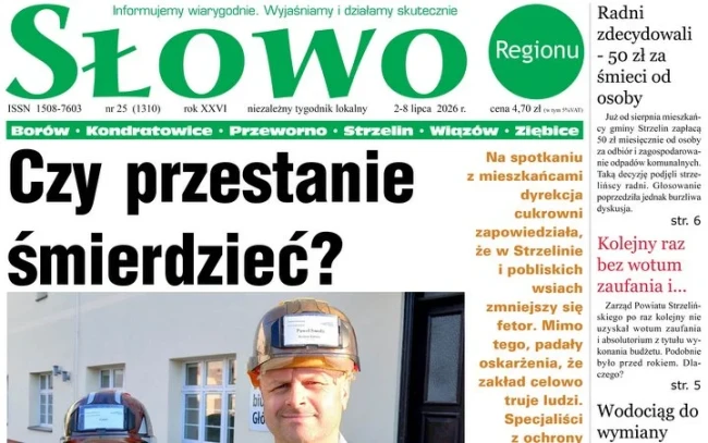 Czy będzie mniej śmierdzieć i dlaczego zapłacimy więcej za śmieci? Nowe „Słowo Regionu”