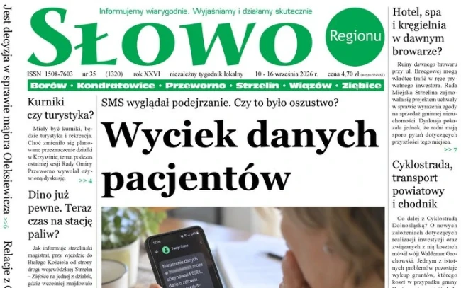 Dużo dzieje się wokół nas. Sprawdź, co mogło Ci umknąć - nowe Słowo Regionu już w sklepach
