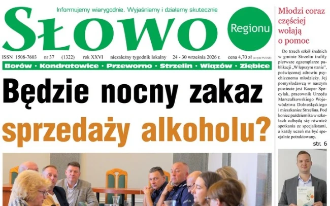 Zakaz sprzedaży alkoholu, problemy w przychodni i wołanie młodych o pomoc...