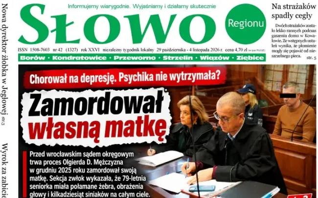 Zabójstwo matki, ranni strażacy i wyrok za zabicie kotka...