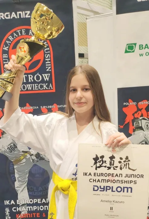 Amelia Kazuro wywalczyła puchar podczas Mistrzostw Europy