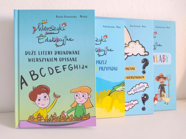 Książki Beaty Gruszeckiej-Małek można kupić online na stronie internetowej wierszykiedukacyjne.pl