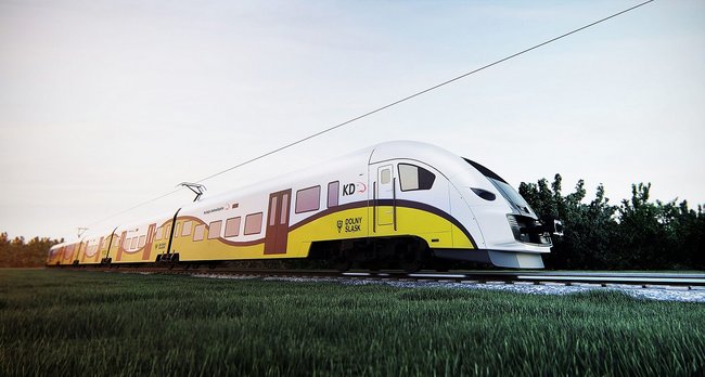 W ubiegłym roku do regionu dostarczono pierwsze nowoczesny pociągi dla Kolei Dolnośląskich