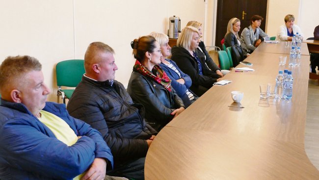 W spotkaniu z przedstawicielami powiatu spotkali się samorządowcy z gminy Przeworno