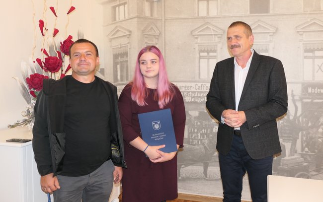 Zuzanna Protokowicz otrzymała stypendium burmistrza za wybitne osiągnięcia sportowe 