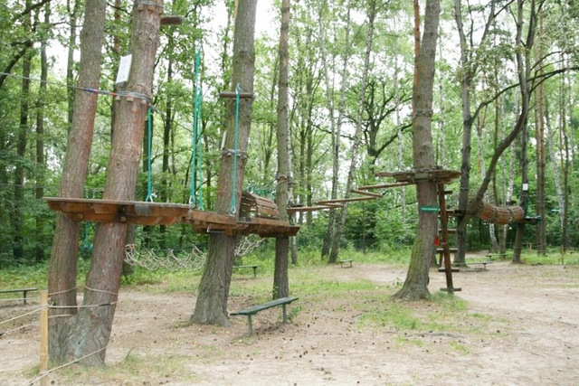 Park linowy, taki jak na zdjęciu, może powstać niebawem na Gromniku (fot. internet)