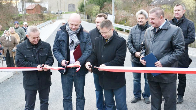 Most w Wójcinie w ubiegłym tygodniu został oficjalnie otwarty
