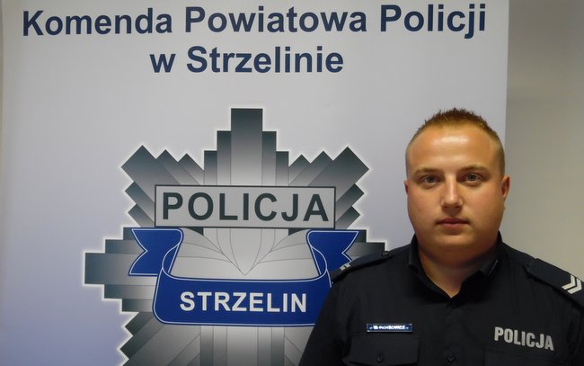 Obowiązki dzielnicowego w gminie Borów objął  st. sierż. Wojciech Piotrowicz. Foto: KPP Strzelin