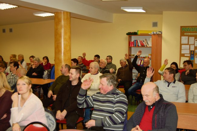 W zebraniu wzięło udział 50 mieszkańców Ludowa Polskiego