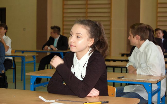 Do egzaminu gimnazjalnego w Kuropatniku przystąpiło 21 uczniów