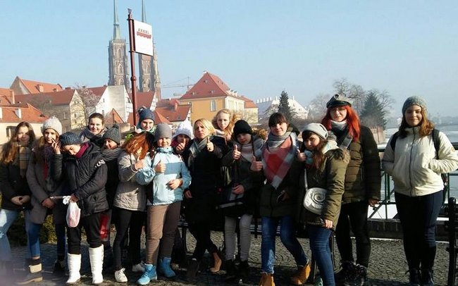Młodzież zwiedziła Ostrów Tumski we Wrocławiu