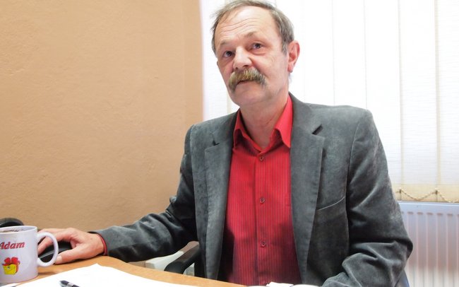 Adam Ratańczuk, szef zakładu wodociągów w Wiązowie