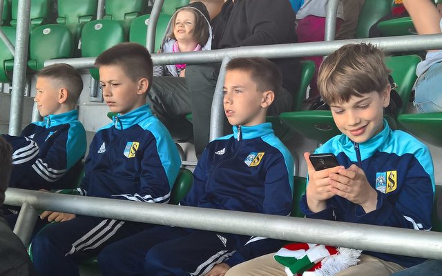 Dzieci z powiatu strzelińskiego za darmo obejrzały mecz Ekstraklasy