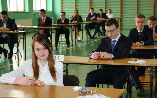 Do egzaminu gimnazjalistów w Publicznym Gimnazjum w Przewornie przystąpiło 46 uczniów 