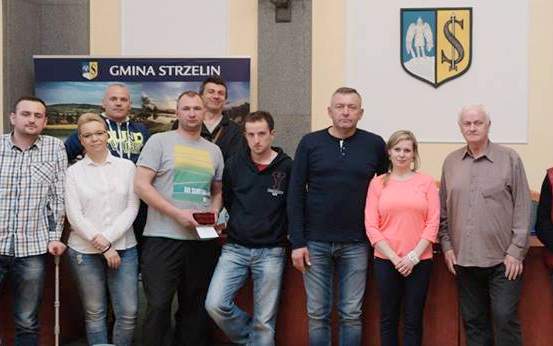 Delegaci klubów z gminy Strzelin podczas zjazdu LZS. Foto: UMiG Strzelin