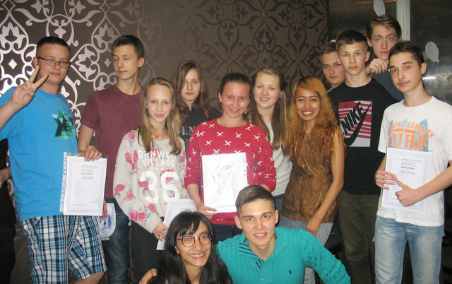 Młodzież z Gimnazjum nr 2 w Strzelinie wzięła udział w warsztatach Europejskiego Forum Młodzieży EuroWeek Szkoła Liderów