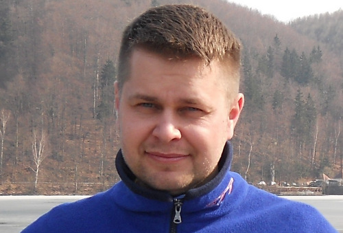 Główny organizator Rajdu Strzelca Jarosław Pawlik 