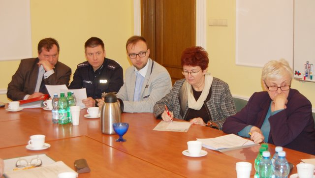 Na sesji obecni byli także Artur Pirek (po lewej), Ireneusz Szałajko, Łukasz Krzysztofczyk oraz Teresa Skwarzyńska